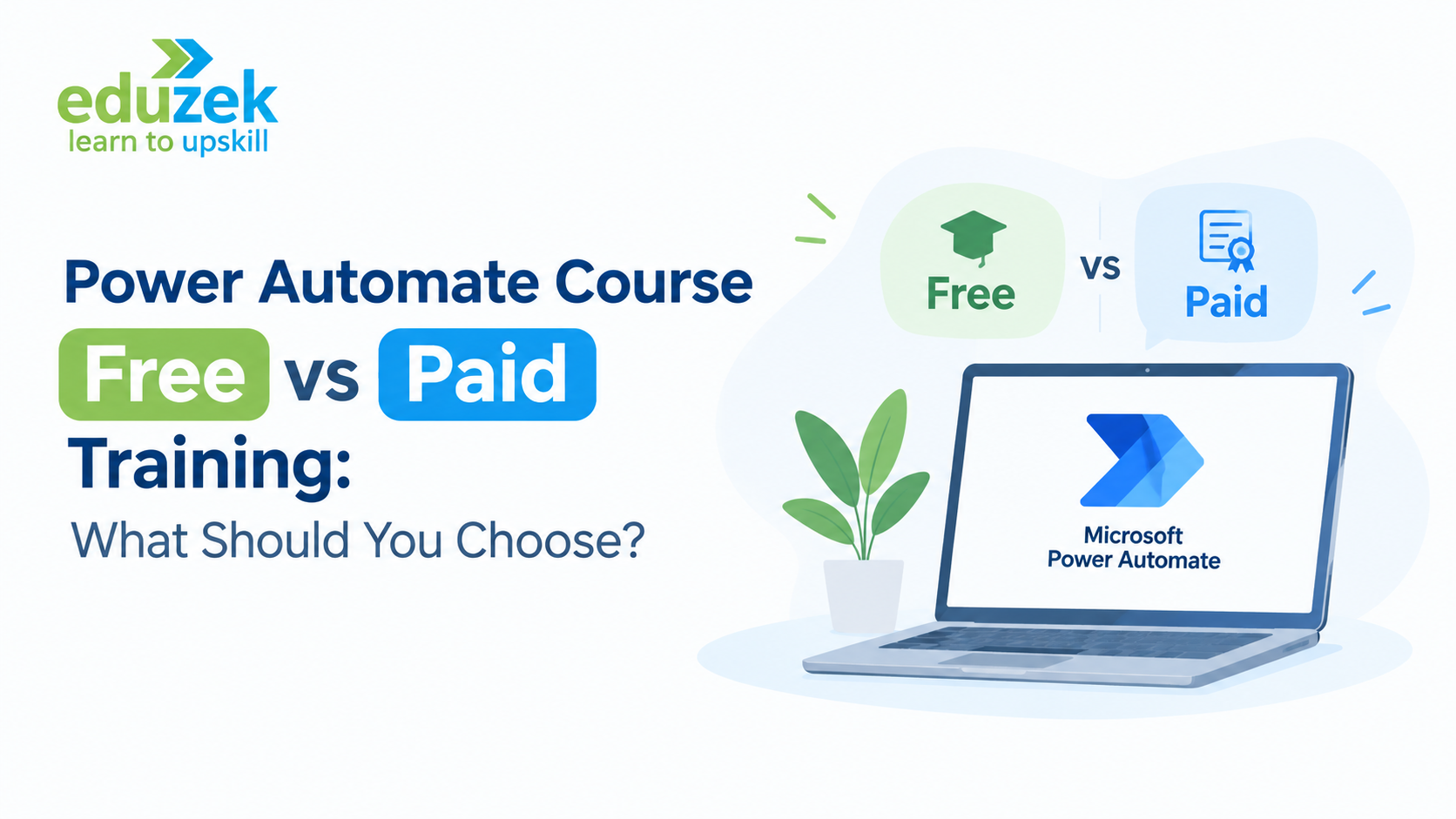 Power Automate Course Free vs Paid Training: What Should You Choose?